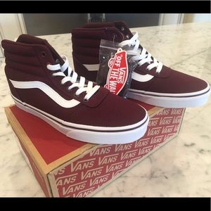 Vans Burgundy Hightop